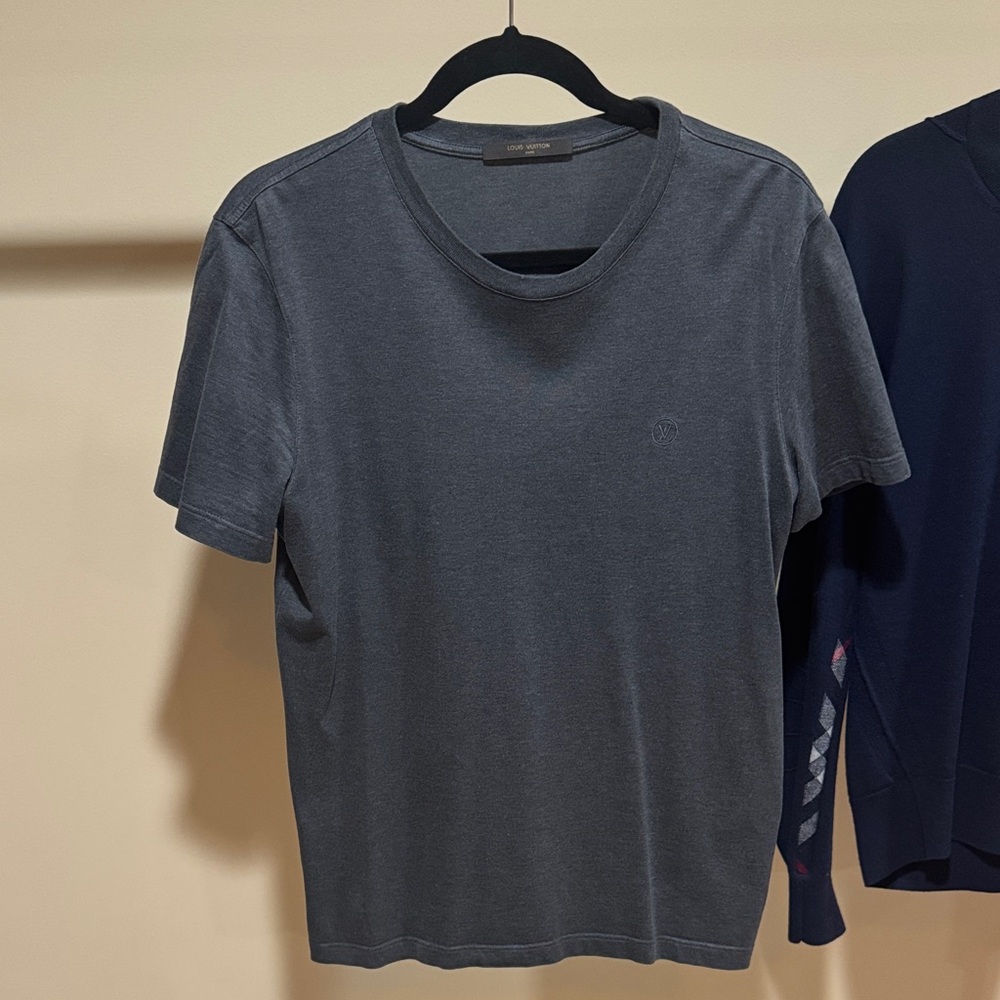 Louis Vuitton Men's Gray T-Shirt